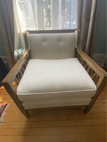 Stylish Mid-Century/Vintage Emanuel Cappella Accent Chair Cover