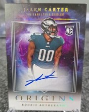 2022-2023 Panini Origins- Jalen Carter On Card Auto Rookie - Eagles