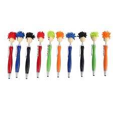 10 Pieces Mop Topper Pens Screen Cleaner Stylus Pens 3-In-1 Stylus Pen9205