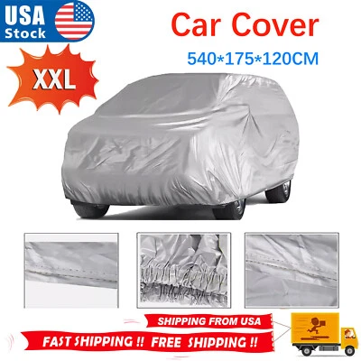 Waterproof Full Car SUV Cover Protection Outdoor UV Snow Dust Rain Resistant US - Image 1 of 4
