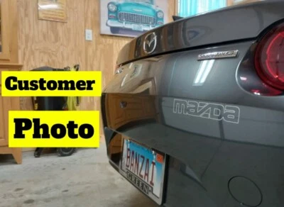 Mazda Miata MX-5 NA Front Bumper Mazda Outline Decal Sticker Weatherproof - Image 1 of 4