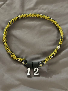 New Orleans Saints CHRIS OLAVE #12 Triple Rope Team Necklace 22" FAST! FREE SHIP - Picture 1 of 1