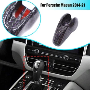 Real Carbon Fiber Center Gear Shift Knob Trim Cover Für Porsche Macan 95B 14-21 - Bild 1 von 17