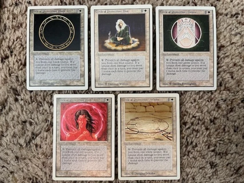 MTG- Circle of Protection Set - Unlimited - Image 1 of 1