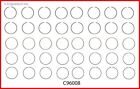 Chrome Piston Rings Set For Gm/Chevrolet 4.8L/5.3L 293/325 (.50Mm Oversized)