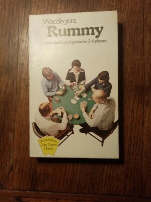 Waddingtons Rummy Classic Family Card Game 2 Packs Card Guide Complete  - Image 1 of 2