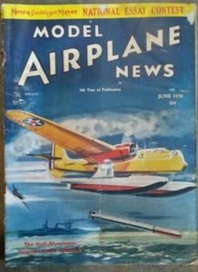 Model Airplane News June 1938, all pages present, avg condition. - Picture 1 of 11