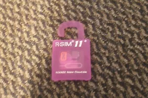 2017 RSIM R-SIM 11+ UNLOCKER APPLE iPHONE 5S 5C 6 6S 6S+ 7 PLUS iOS10 DOCOMO USA - Picture 1 of 2