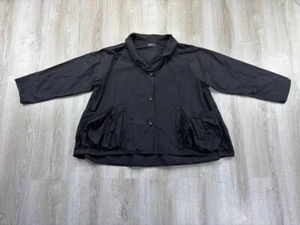 Womens jacket Transparente Black Label Size L/XL Color Black - Picture 1 of 8