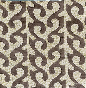 SEEMAKRISH Beach Candy Pathar Gray 100% Cotton new remnant - Picture 1 of 1