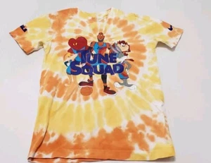 Nike Tee Space Jam Tune Squad T Shirt Youth Size XS Tee Orange Tie Dye - Picture 1 of 11