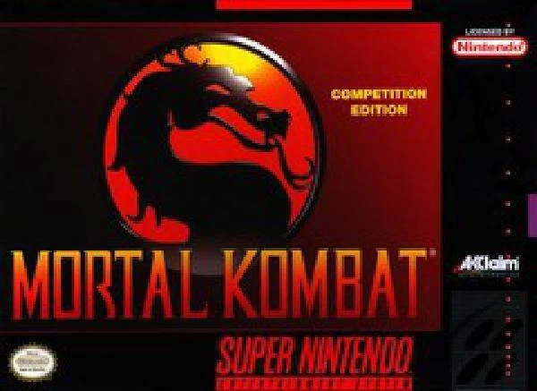 Mortal Kombat Super Nintendo Cosmetically Flawed Cartridge - Image 1 of 1