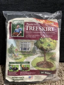 Gardeneer Protective Tree Skirt 34 Inch Diameter 2 Pack - Picture 1 of 2