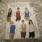 Mccalls 4106 Misses/Petites Vests Size 4-6-8-10 New Uncut Ff