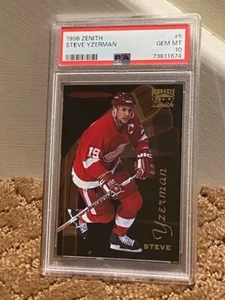 1996 Zenith Steve Yzerman #5 Card NEW CLEAN CASE POP 9 - Picture 1 of 1