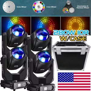 280W Prism 10R 17 Gobo 14 Colors DMX LED Beam Moving Head Disco Stage Light Spot - Bild 1 von 19
