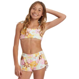 Billabong Swim Shorts Board Shorts Girls 8 Small NWT Flower Power - Picture 1 of 3