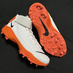 Nike Force Savage Pro 2 Shark White Orange Football Cleats BV5448-100 Mens Sz 14 - Picture 1 of 6