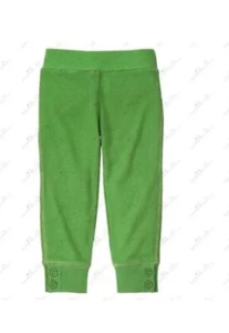 EUC GYMBOREE GIRLS MERRY & BRIGHT GREEN THERMAL BUTTON CROP LEGGINGS SIZE 8 - Picture 1 of 3
