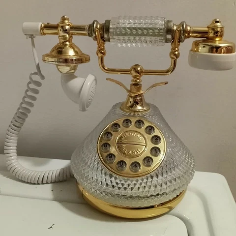 Vtg 1950s Mid Century Hollywood Regency Glam Phone Cover