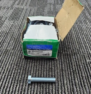 (QTY 50) Hillman 221036 Sechskant-Gewindebohrerschraube silber 1/2-13 x 2-1/2" Klasse 2 grob - Bild 1 von 7