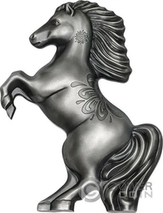 WILD HORSE Año Lunar 1 Oz Moneda Plata 1000 Togrog Mongolia 2026 - Imagen 1 de 4
