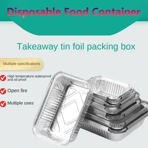 20/50Pcs Disposable Air Fryer Aluminum Foil Pan for Baking Roasting - Picture 1 of 12