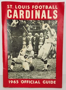 Vintage St. Louis Football Cardinal 1965 Official Guide - Bild 1 von 8
