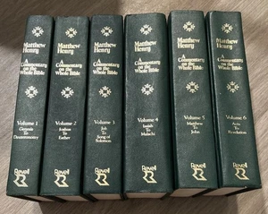 Matthew Henry A Commentary On The Whole Bible 6 Volume Set - Imagen 1 de 1