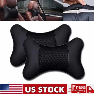 Almohadilla para reposacabezas de asiento de coche 2 PIEZAS Almohada para reposacabezas Cojín de soporte para reposacabezas Foto 1 de 4