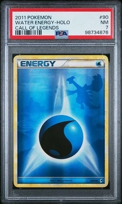 Water Energy 90/95 Holo Pokemon Call of Legends PSA 7 - Image 1 of 2