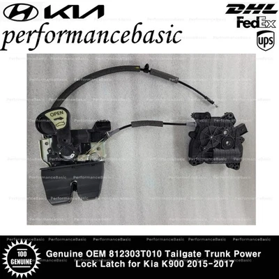 Genuine OEM 812303T010 Tailgate Trunk Power Lock Latch for Kia K900 2015-2017 - Image 1 of 4