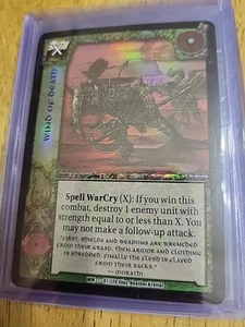 2003 WarCry CCG Winds of Magic Wind Of Death #87 Foil - Picture 1 of 1