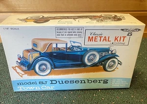 Vintage Hubley SJ Duesenberg Stadtauto Maßstab 1:18 Metall Modellbausatz #4868 - Bild 1 von 3
