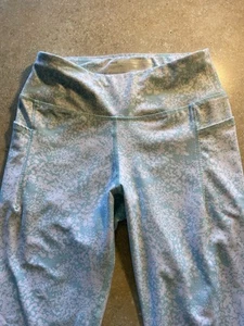AVIA  ATHLETIC/casual Legging Sz L 10/12 Aqua - Picture 1 of 4
