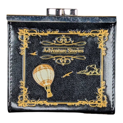 Cartera monedero de cuero sintético Shagwear Hotair Balloon Adventure Stories, negra Foto 1 de 4