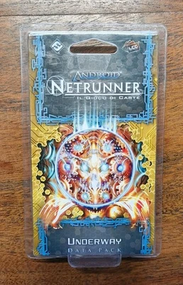 NEW SEALED Android Netrunner, Underway Data Pack, Sansan 4, FFG ITALIAN - Image 1 of 3