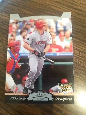 JAY BRUCE 2008 UPPER DECK SP TIMELINE CARD #192 CINCINNATI REDS (ROOKIE DIE CUT) - Image 1 of 2
