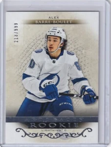 2021-22 Upper Deck Artifacts Rookie Alex Barre-Boulet Rookie /999 Tampa Bay - Picture 1 of 2