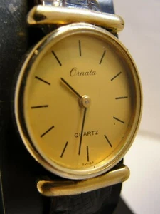 RELOJ DE CUARZO ADORNADO PARA DAMAS, MUY BUEN ESTADO, LENGÜETAS INUSUALES - Imagen 1 de 4