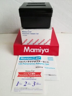 ¡Juego panorámico Mamiya MF 6 135mm (CAJA VACÍA con FUNDA VACÍA + MANUALES DE INSTRUCCIONES)! Foto 1 de 4