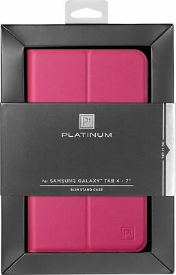NEW Platinum Slim Folio Case for Samsung Galaxy Tab 4 7.0 PINK PT-GT47S2P Padded - Image 1 of 4