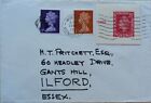 GREAT BRITAIN 1971 WORSLEY COVER WITH 2&#189;d CUT OUT FROM REPLY CARD + MACHIN STAMP