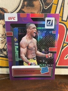 2023 Panini Donruss UFC #218 Jailton Almeida Purple Foil RC Rookie