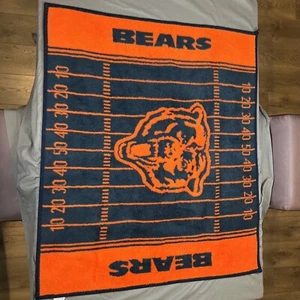 Vintage 90’s Chicago Bears Northwest Company Blanket / Throw 58 x 44 - Picture 1 of 11