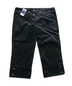 PANTALONES VAQUEROS GAS ARDIENTES RECORTADOS NEGROS Talla 28 Cintura 19 Piernas Precio de venta sugerido por el fabricante £80 - Imagen 1 de 5
