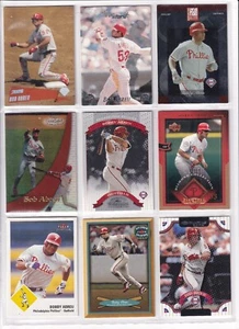 Bobby Abreu Philadelphia Phillies 9 Karten Baseball Lot Stadium Club Topps Donruss - Bild 1 von 2