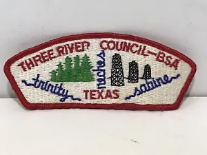 Parche de Boy Scouts de campamento del Consejo de Tres Ríos Trinity Neches Sabine Texas - Imagen 1 de 7