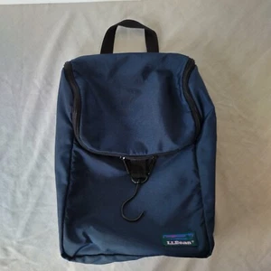LL Bean Reise-Kulturbeutel dunkelblau hängend Nylon - Bild 1 von 9