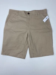 Old Navy Khaki Girls Uniform Bermuda Shorts NWT Size 16 - Picture 1 of 6